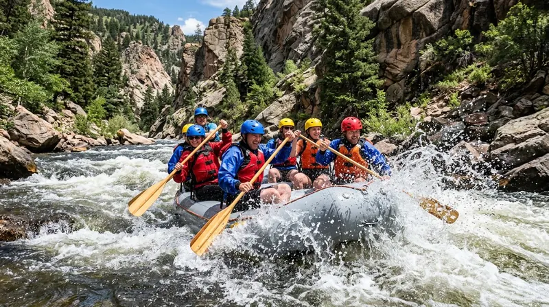 Whitewater rafting